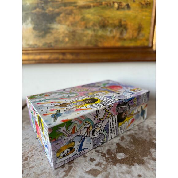 Jeffrey Campbell Romantique Blue Clear Rhinestones Pointed Toe Pump 8.5 w box - Picture 2 of 14